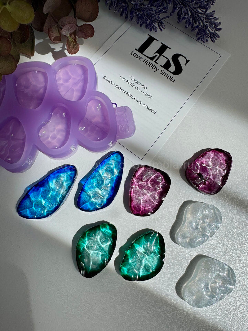 AC28 Mold for jewelry pins and earrings stones – image 1
