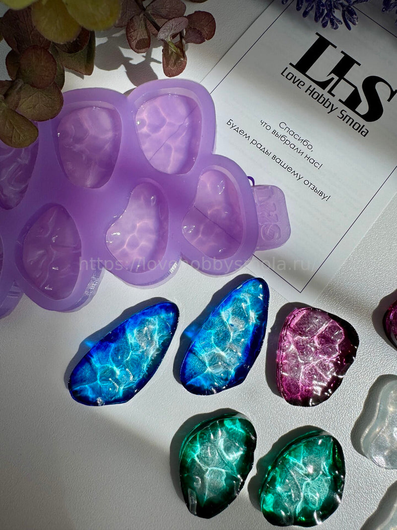 AC28 Mold for jewelry pins and earrings stones – image 4