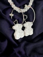 B32 Silicone mold for earrings and jewelry in the shape of a Bear – image 5