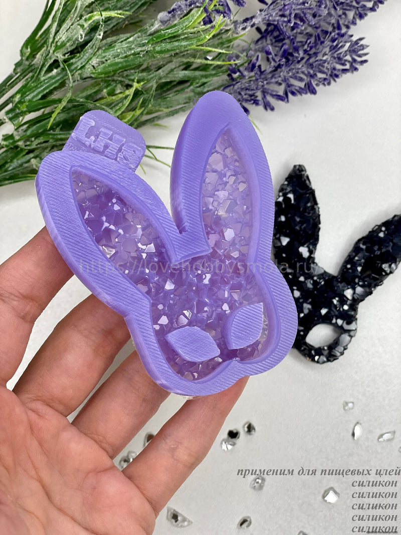 HN-23 Silicone mold in the shape of "Rabbit Mask" – image 5
