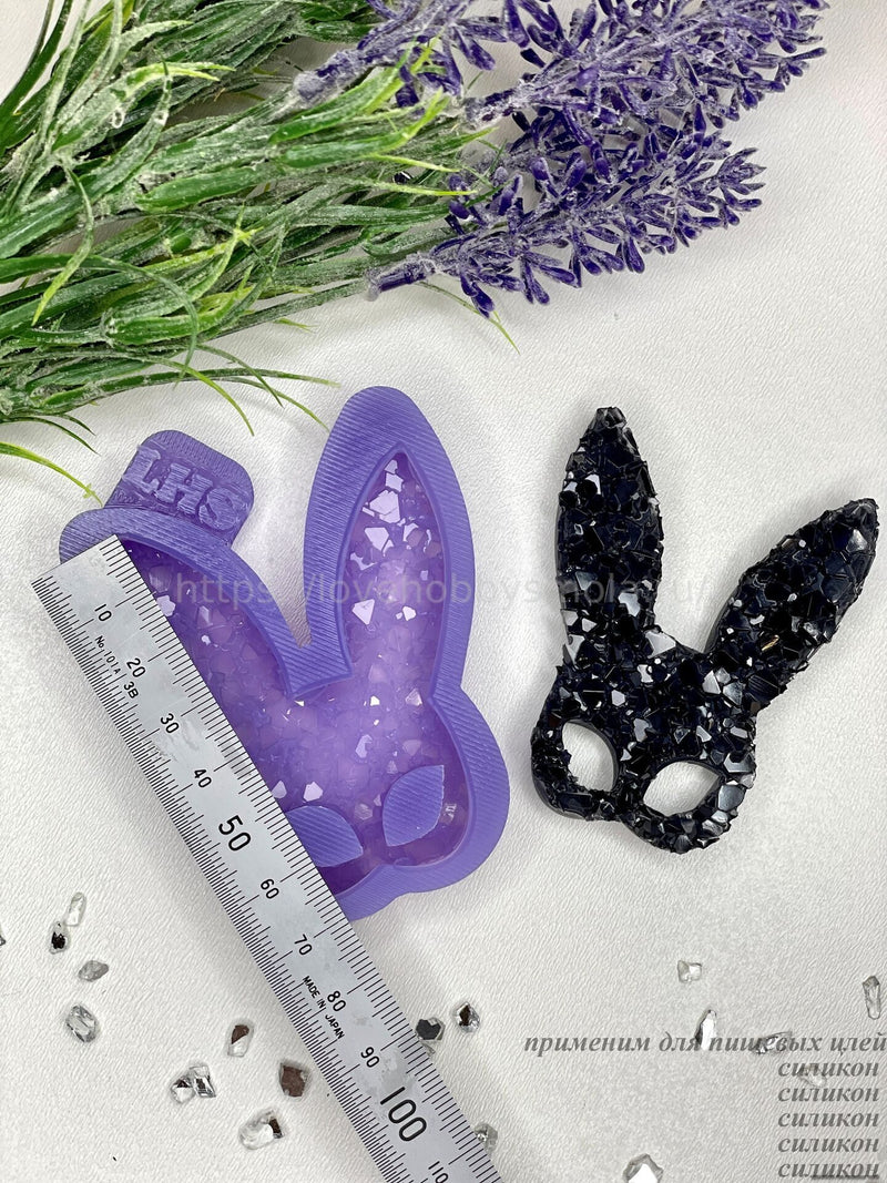 HN-23 Silicone mold in the shape of "Rabbit Mask" – image 3