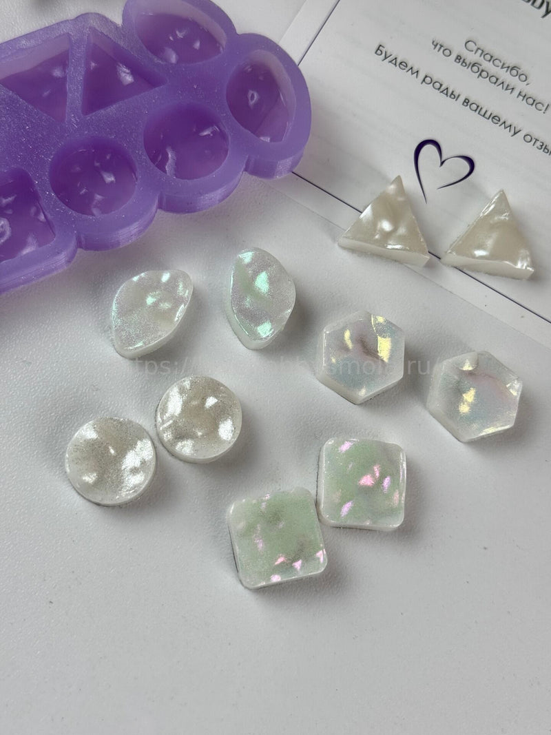 AC29 Mold for earrings and jewelry made of epoxy resin Studs – image 2