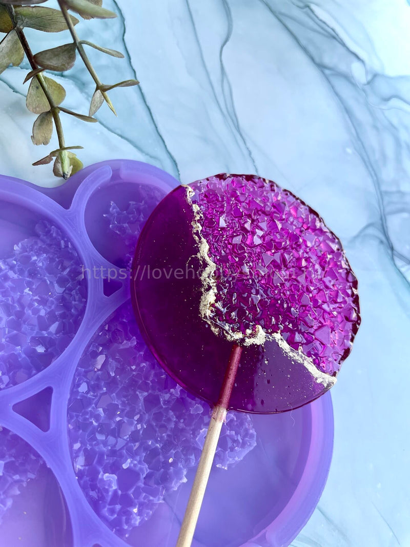 F08 confectionery mold for isomalt and candies in the shape of Circles – image 6