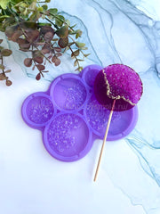 F08 confectionery mold for isomalt and candies in the shape of Circles – image 4