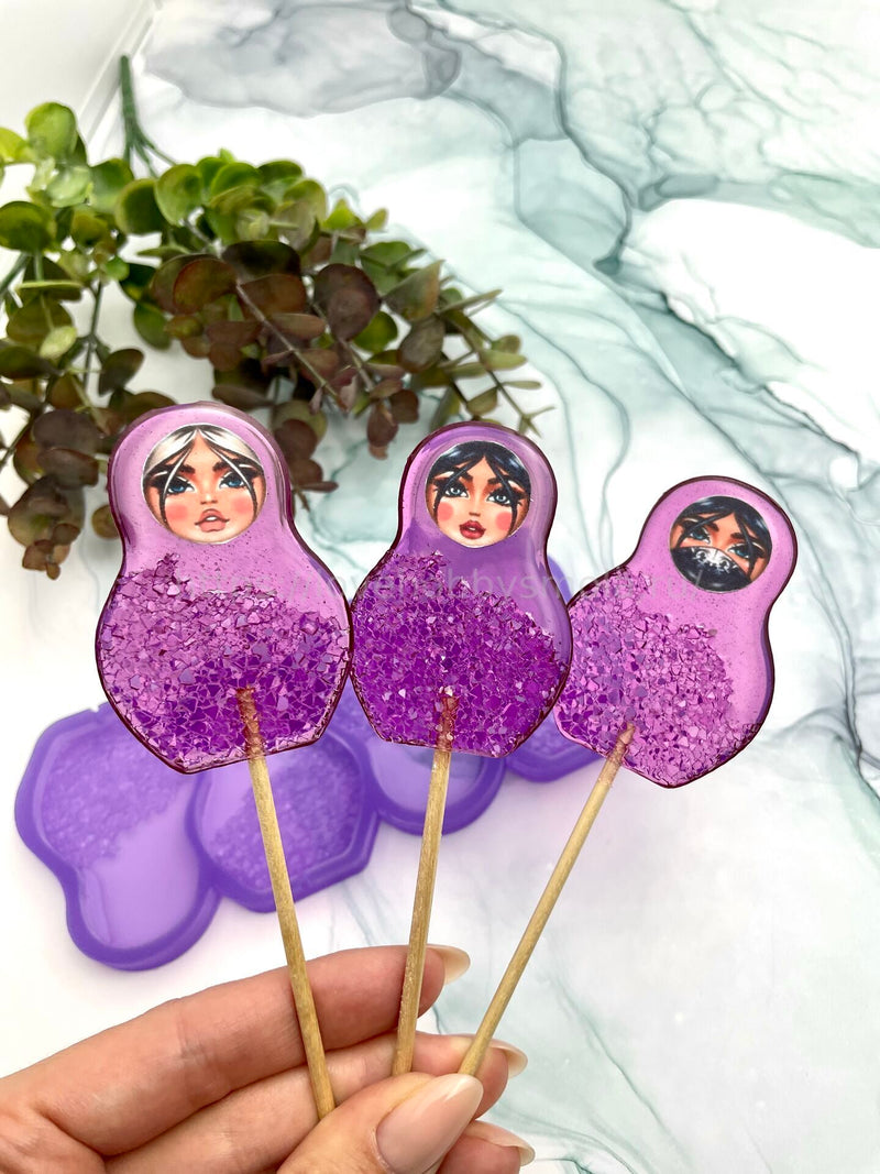 F06 Silicone mold in the shape of "crystal Matryoshka" – image 7