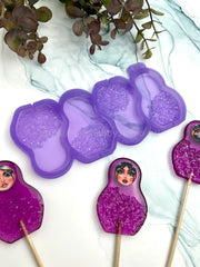 F06 Silicone mold in the shape of "crystal Matryoshka" – image 5