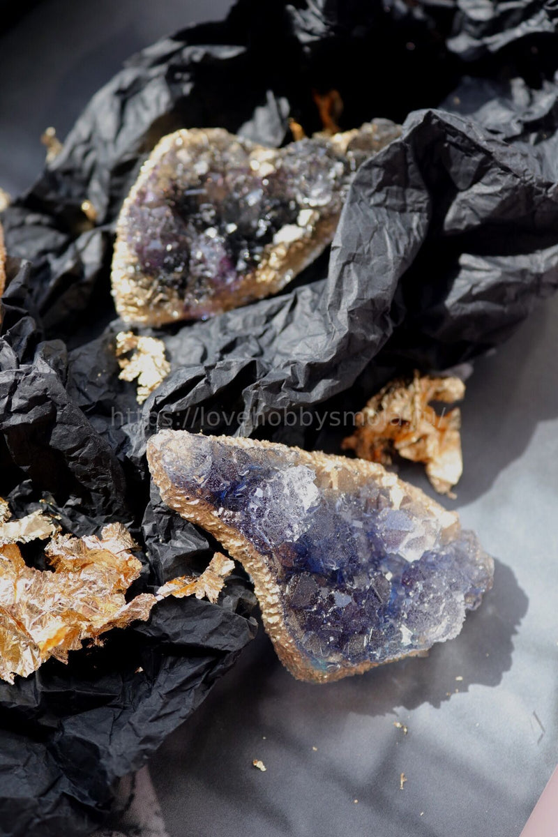 AC18 Silicone mold in the form of large Amethysts 3 pieces – image 3