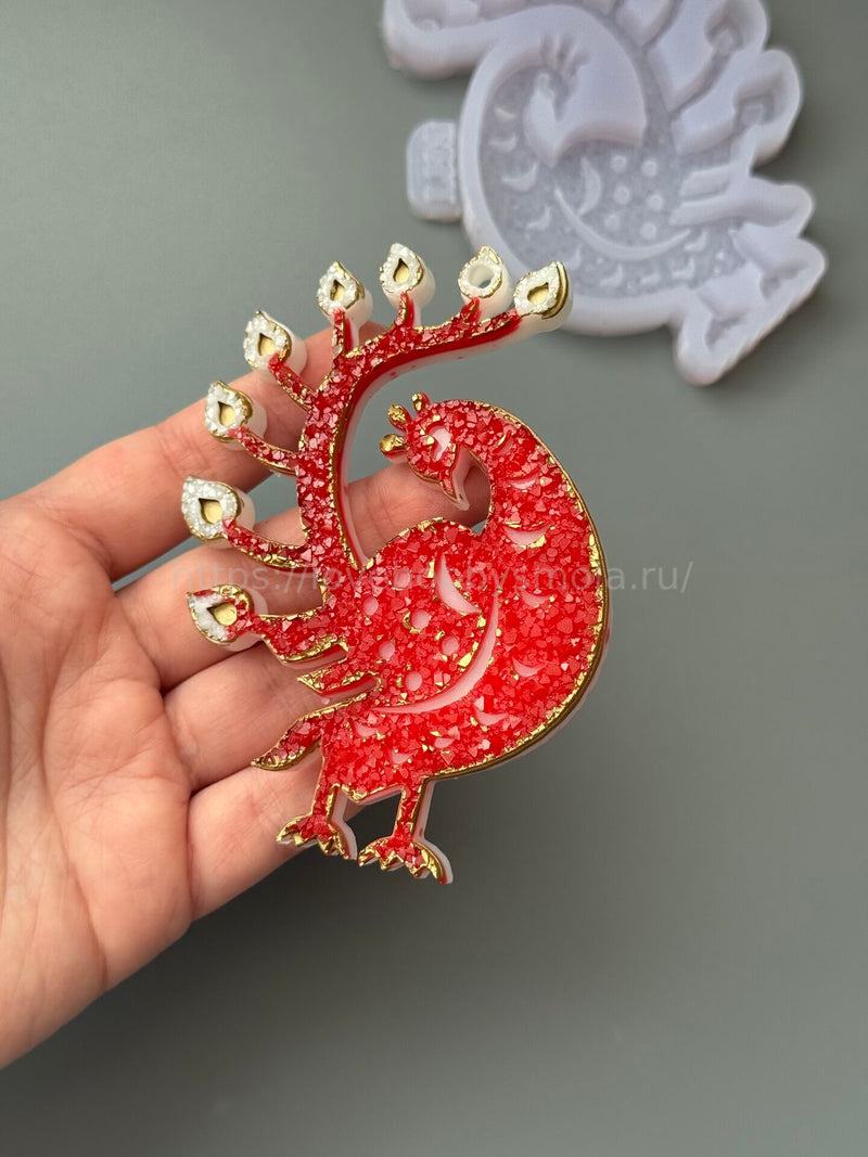 MC78 Silicone mold in the shape of a Firebird – image 3