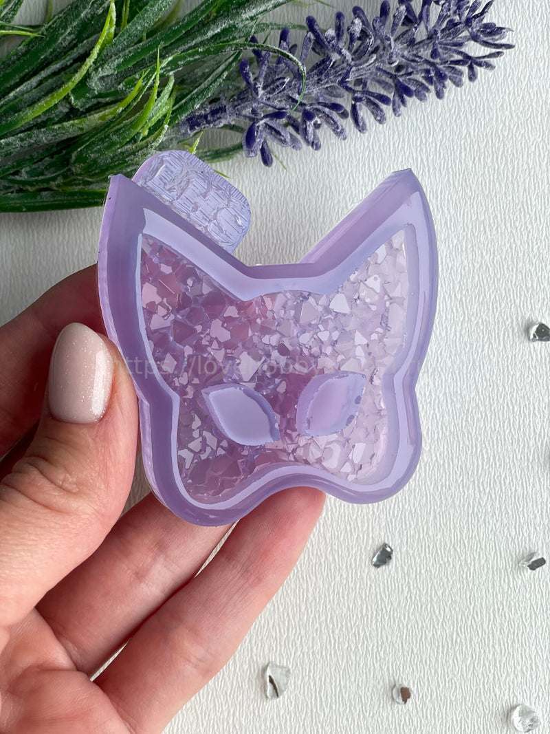 HN-27 mold for brooches and jewelry in the shape of a Cat mask – image 5