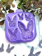 AC19 Silicone Mold Shaped Set of Earrings and Pendant – image 1