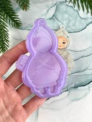 MC51 silicone mold in the form of a figurine - Baby in a scarf – image 4