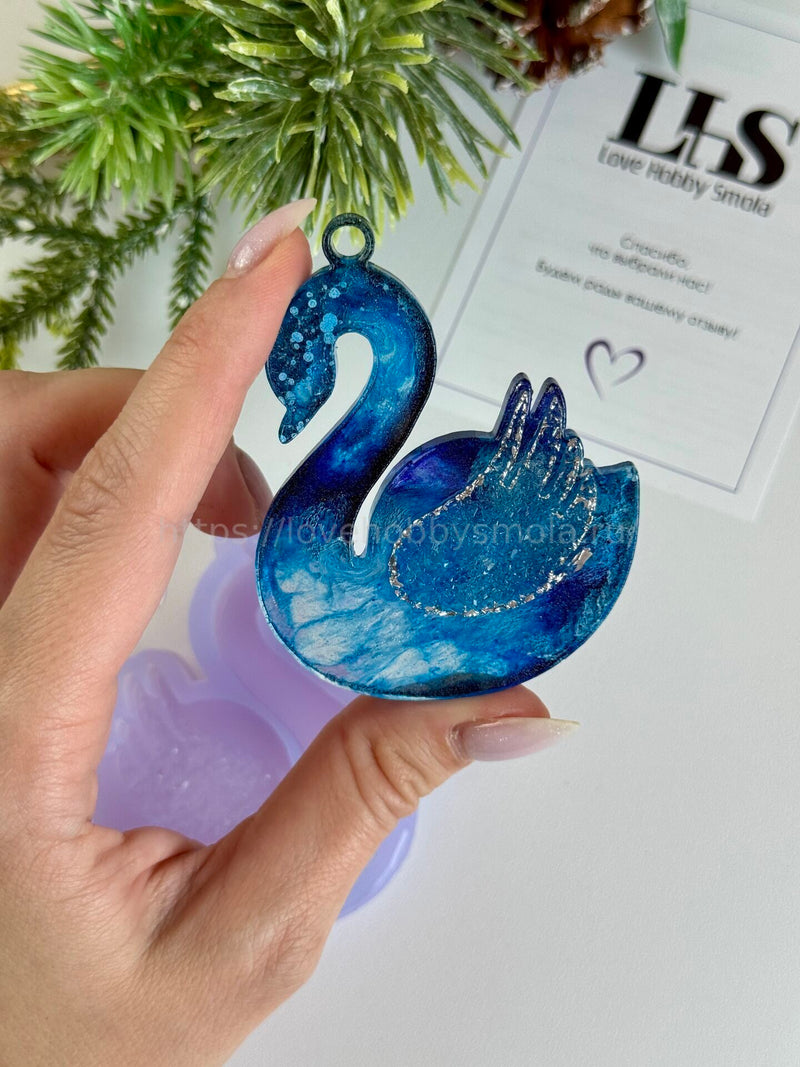 MC84 Mold Christmas tree toy Swan – image 5