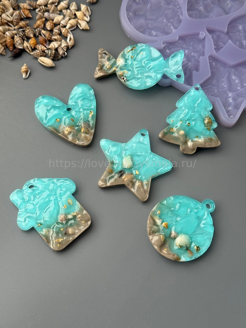 MC83 Mold Christmas tree toys set – image 2