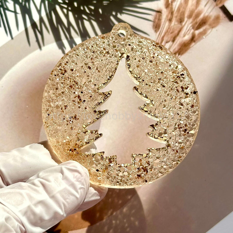 HN-15 Silicone mold in the shape of a Christmas tree in a ball – image 4