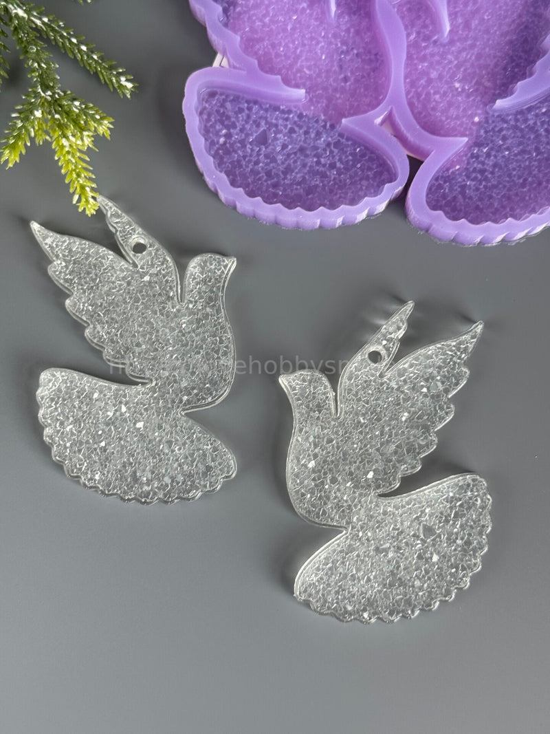 MC85 New Year's mold for epoxy resin Doves – image 5