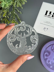 MC46 Silicone mold in the shape of a Deer in a ball – image 4