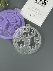 MC46 Silicone mold in the shape of a Deer in a ball – image 2