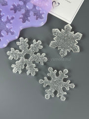MC40 Silicone mold Christmas set in the shape of snowflakes – image 2