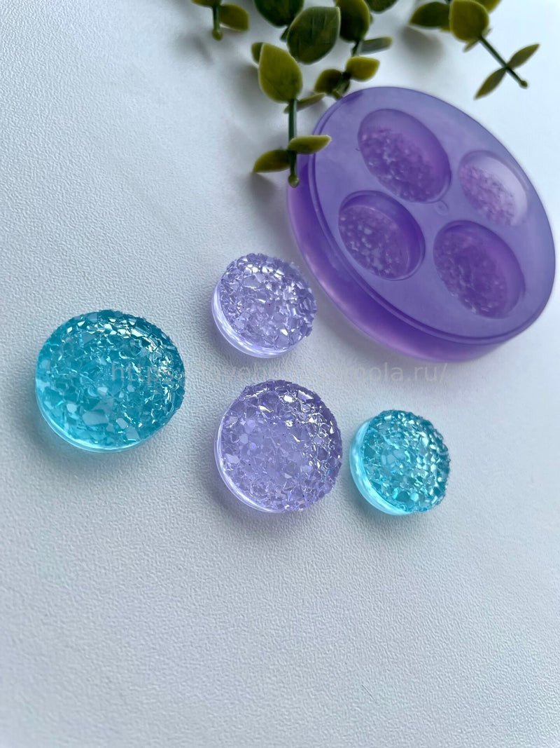 AC05 Silicone mold for Drusus-shaped jewelry – image 1