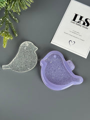 HN-10 Silicone mold in the shape of a Bullfinch Christmas tree toy – image 4