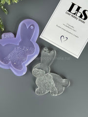 HN-26 Silicone mold in the shape of New Year's Rabbit 3 – image 2