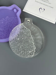 HN-02 Silicone mold in the shape of a New Year's ball for the Christmas tree – image 2