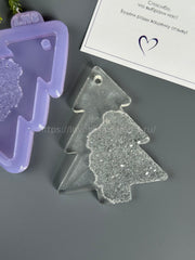 HN-07 Silicone mold for resin in the shape of a Christmas tree – image 3