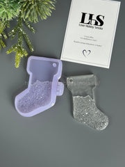 HN-08 Silicone mold in the shape of a Christmas tree boot – image 4