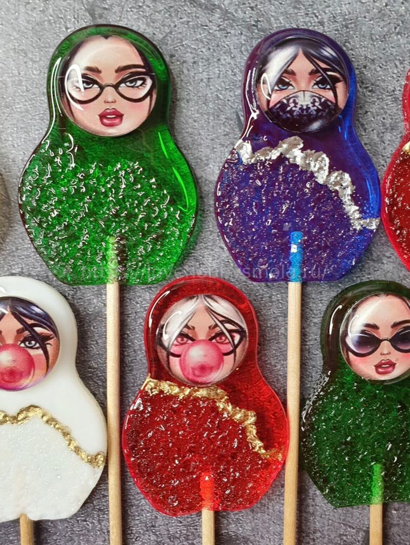 F06 Silicone mold in the shape of "crystal Matryoshka" – image 4