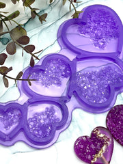 F11 confectionery mold for chocolate and heart-shaped candies 5 pcs – image 6