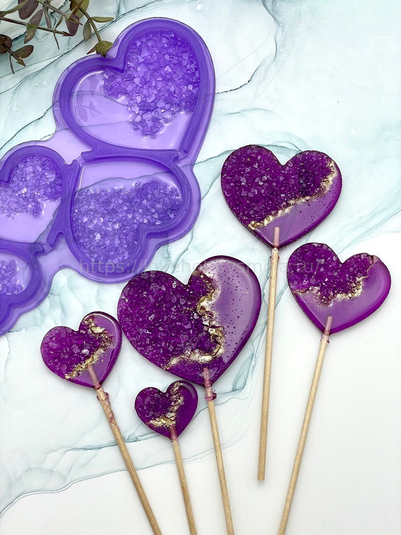 F11 confectionery mold for chocolate and heart-shaped candies 5 pcs – image 5