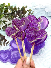 F11 confectionery mold for chocolate and heart-shaped candies 5 pcs – image 4