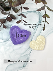 B01 Mini heart shaped silicone mold for epoxy resin – image 1