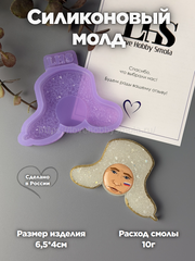 B67 Silicone Mold for Ushanka hat – image 1