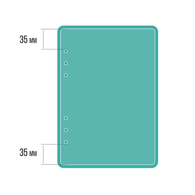 Silicone mold for A5 cover, model No. 18