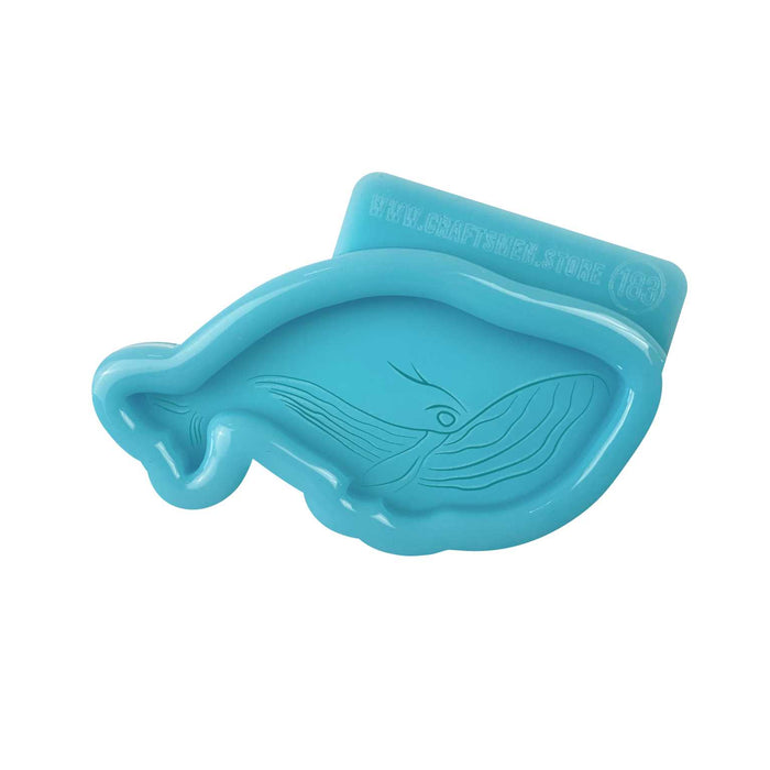 Model No. 183 Silicone mold for a Whale brooch