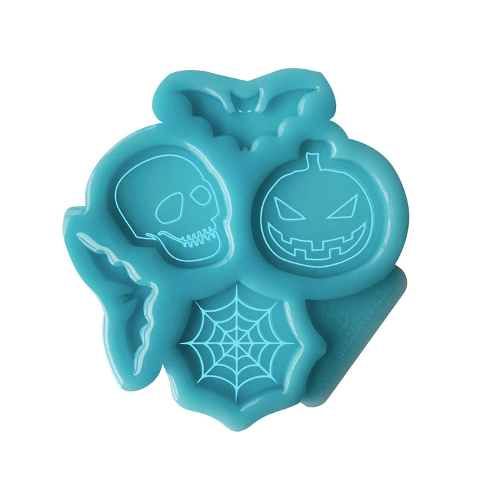 Mold #224 Silikonform Set für Brosche/Schlüsselring Halloween 3in1