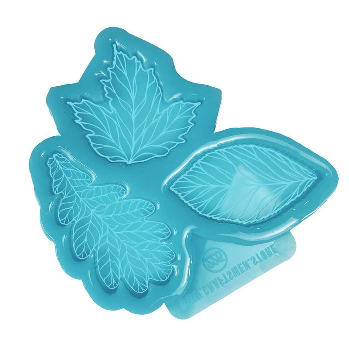 Model No. 225 Silicone mold for brooch Leaves 3in1