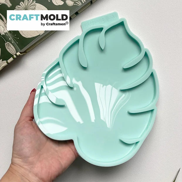 Model No. 353, Silicone mold tray "Monstera medium Size", 22*18cm