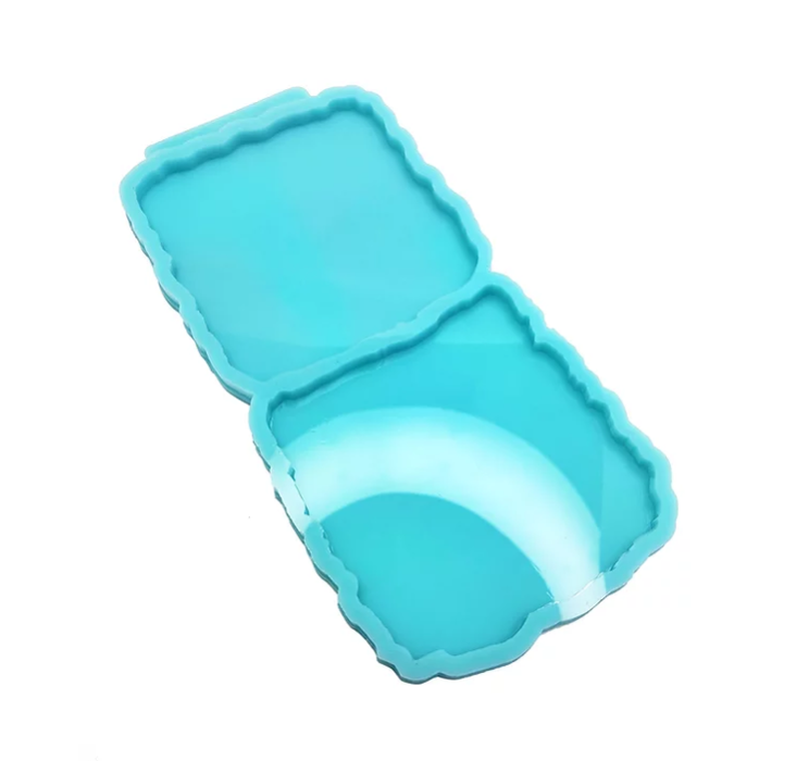 Model No.46 Silicone mold cup holders square pair, 10*10cm