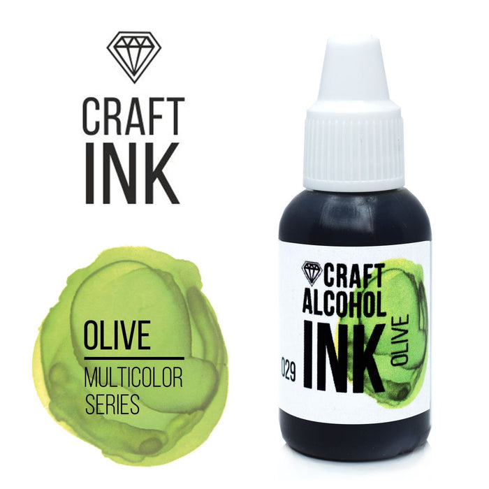 Craft Alcohol INK, Olive, 15ml