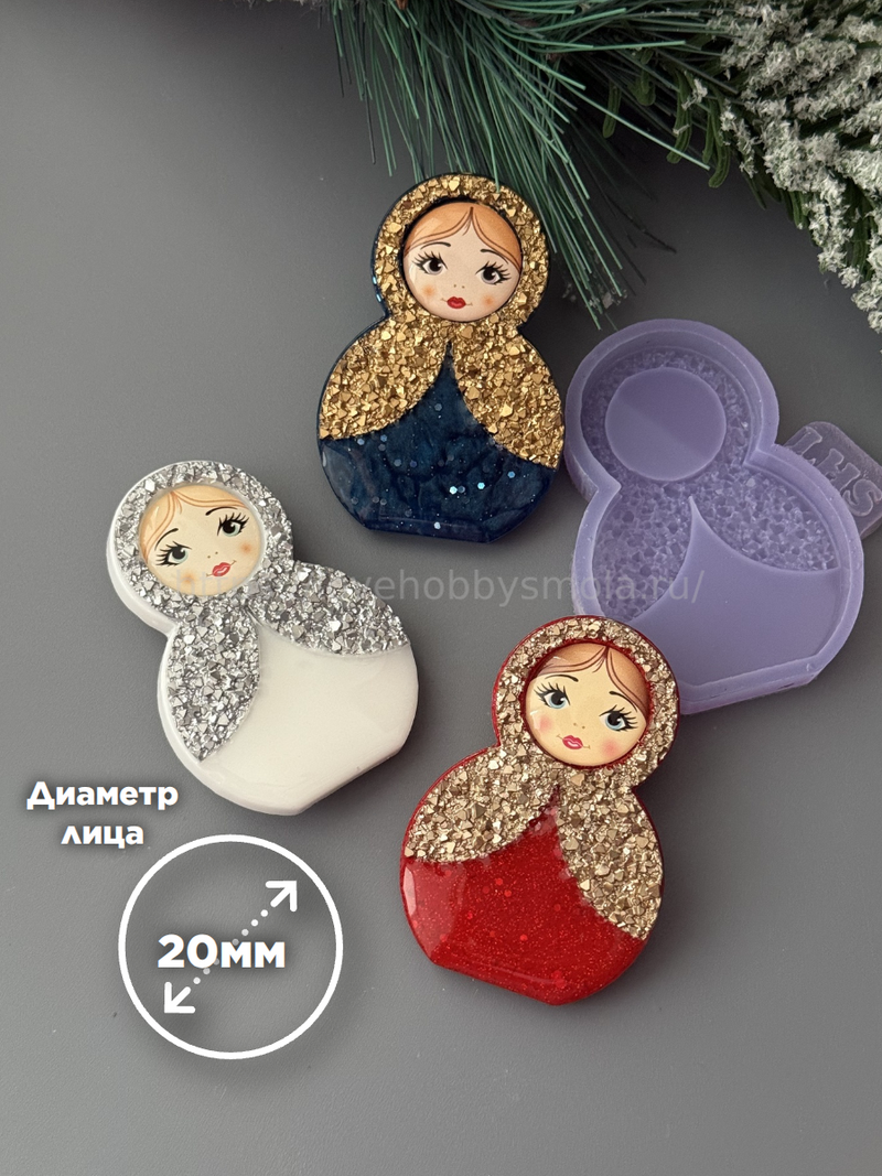 B61 Silicone Mold Matryoshka – image 2