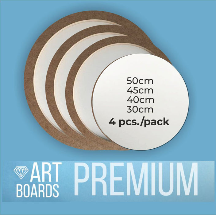 Set of Ink Art & Resin Art Boards Premium 4pcs. / pack