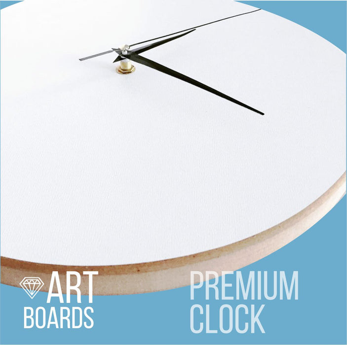 Ink Art & Resin Art Premium Clock Boards + Clock Movement