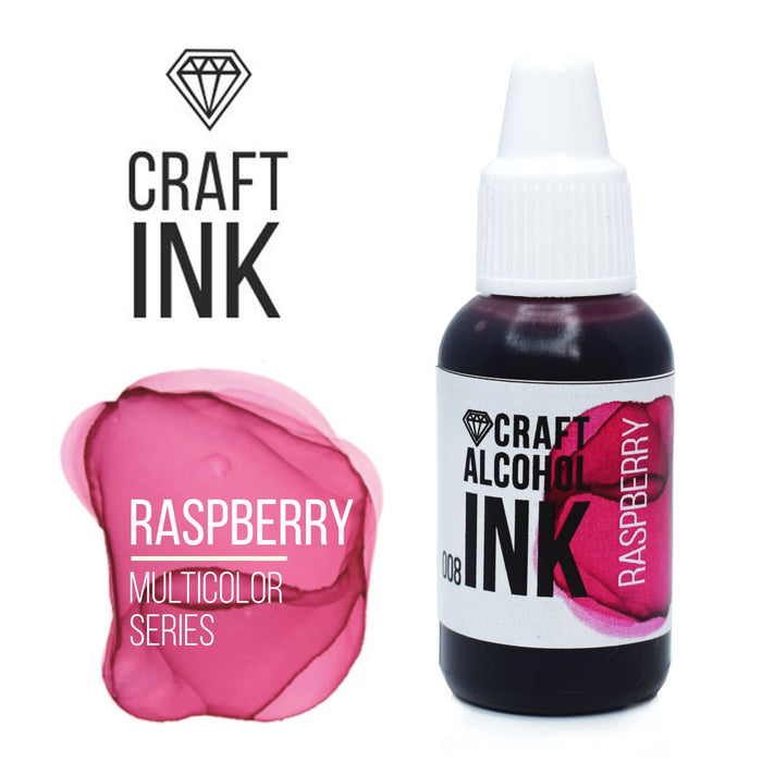 Craft Alcohol INK, Raspberry, 15ml