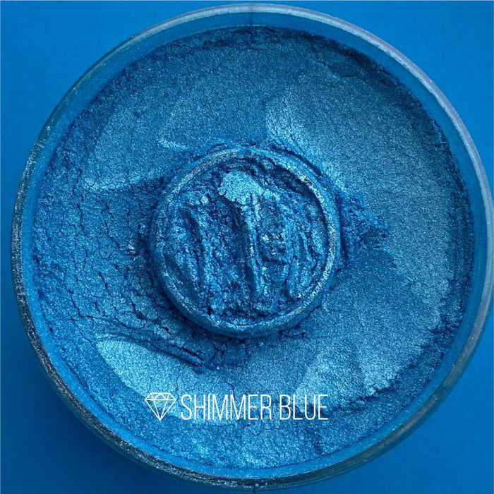 Craft pigment, Shimmer Blue